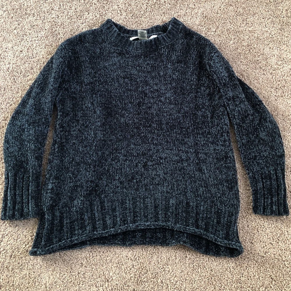 Blue soft sweater
